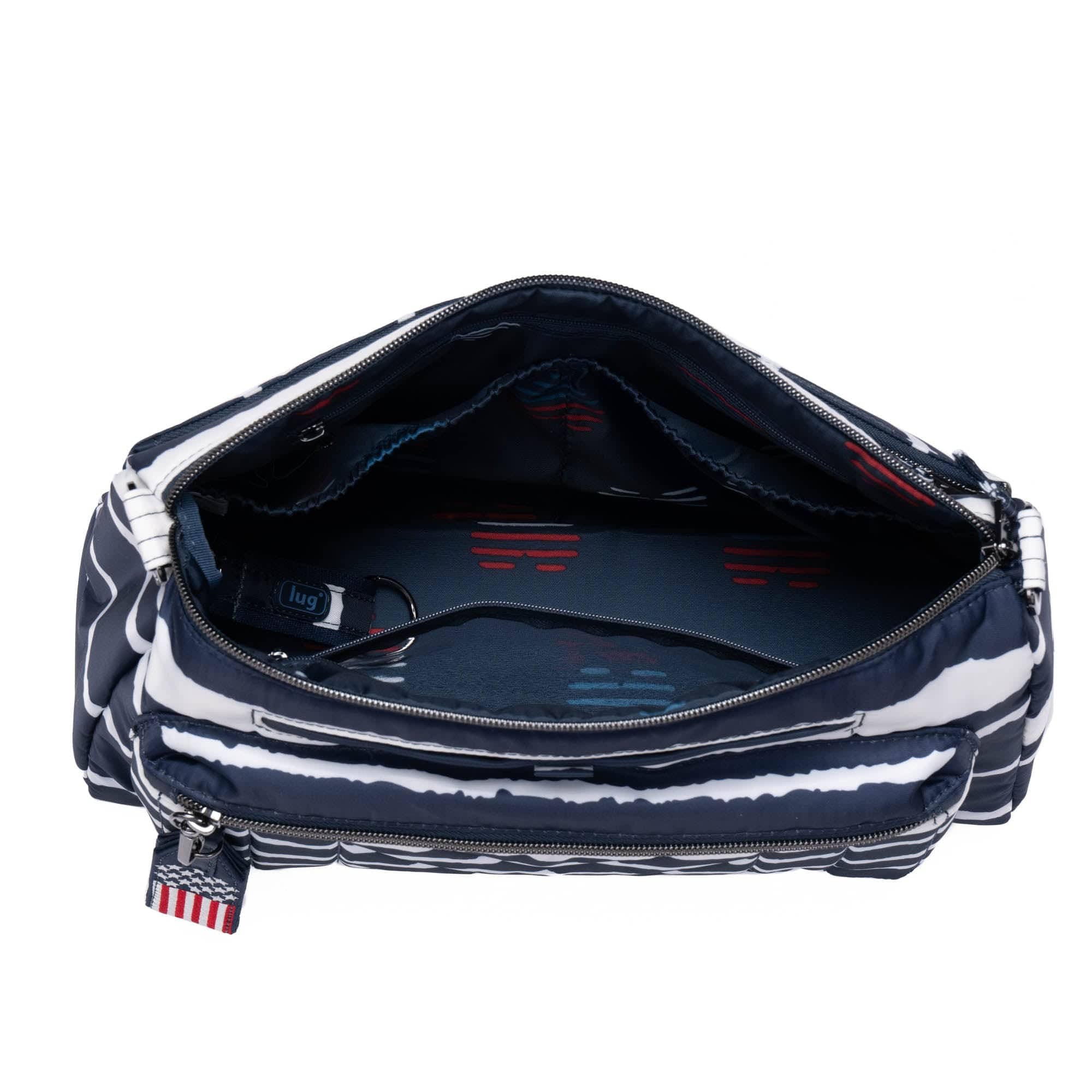 Stretch LE Crossbody Bag - NAVY STRIPE - StretchLE_NavyStripe_05